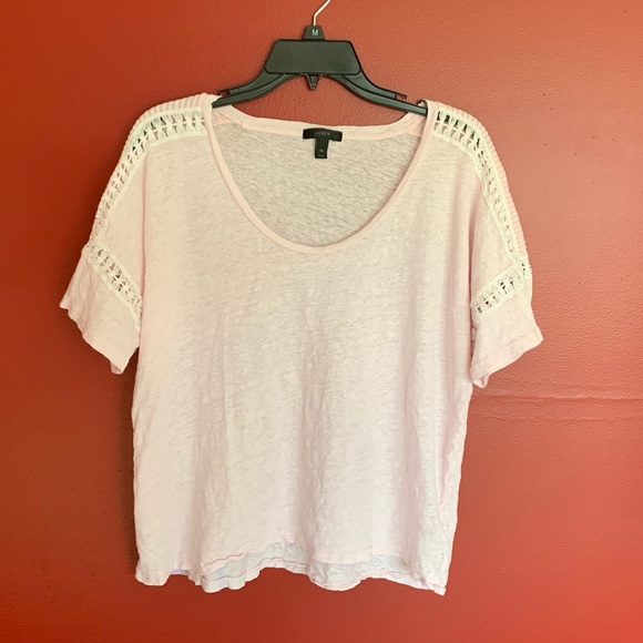 J. Crew Tops - < J. Crew Crochet Blouse >